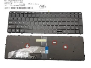 keyboard For HP PROBOOK 450 G3 455 G3 470 G3 KEYBOARD BACKLIT with Frame US keyboard For HP PROBOOK 450 G3 455 G3 470 G3 KEYBOARD BACKLIT with Frame US