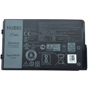 Hubei 7XNTR J7HTX 07XNTR FH8RW 0FH8RW Laptop Battery Replacement for Dell Latitude 12 7202 7212 7220 Rugged Extreme Tablet Series (7.4V 26Wh 3420mAh) Hubei 7XNTR J7HTX 07XNTR FH8RW 0FH8RW Laptop Battery Replacement for Dell Latitude 12 7202 7212 7220 Rugged Extreme Tablet Series (7.4V 26Wh 3420mAh)