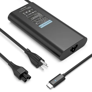 Nivjuky 130W Type C Ac Charger Compatible with Dell Precision 3490 3480 3470 3541 3551 USB-C Laptop Power Supply Adapter Cord Nivjuky 130W Type C Ac Charger Compatible with Dell Precision 3490 3480 3470 3541 3551 USB-C Laptop Power Supply Adapter Cord