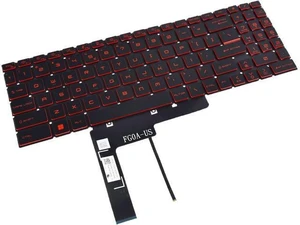 replacement keyboard for MSI GF66 GF76 11SC 11UC 11UD 11UE 11UG 12UC 12UD US RED Backlit replacement keyboard for MSI GF66 GF76 11SC 11UC 11UD 11UE 11UG 12UC 12UD US RED Backlit