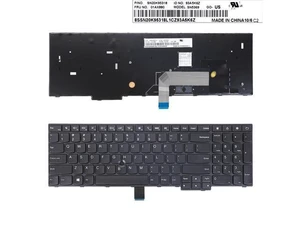 US Keyboard for Thinkpad E555 E550 BLACK FRAME BLACK(Without Point stick US Keyboard for Thinkpad E555 E550 BLACK FRAME BLACK(Without Point stick
