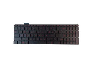 replacement keyboard for Asus N551JB N551JK N551JM N551JQ Backlit US Black with Red Keys replacement keyboard for Asus N551JB N551JK N551JM N551JQ Backlit US Black with Red Keys