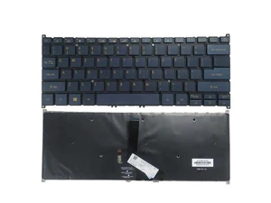 US Keyboard for Acer Swift5 N17W3 SF514-52 51 55TA-77NJ N20C12 Backlit BluBlack US Keyboard for Acer Swift5 N17W3 SF514-52 51 55TA-77NJ N20C12 Backlit BluBlack