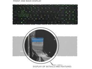replacement keyboard for HP Pavilion Gaming 15-DK 15-dk0068wm 15-dk0096wm US with Backlit replacement keyboard for HP Pavilion Gaming 15-DK 15-dk0068wm 15-dk0096wm US with Backlit