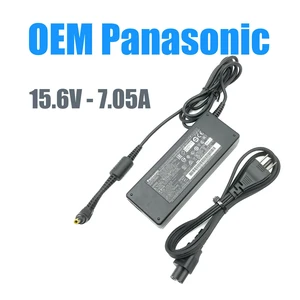 Genuine Panasonic AC Adapter 110W 15.6V 7.05A OEMCF-AA5713A for Toughbook Laptop CF-52 CF-52P CF-53 w/PC OEM Original Genuine Panasonic AC Adapter 110W 15.6V 7.05A OEMCF-AA5713A for Toughbook Laptop CF-52 CF-52P CF-53 w/PC OEM Original