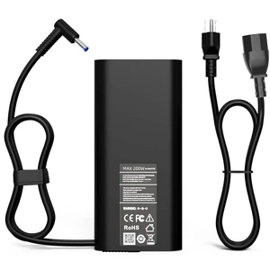 200W Laptop Charger for HP Victus Charger Victus 15 17 for HP Omen Pavilion Gaming 15 16 17 ZBook 17 15 15u Studio G9 G10 G4 G5 G6 G7 G8 Envy 15 15u 2020 TPN-DA10 Power Cord 200W Laptop Charger for HP Victus Charger Victus 15 17 for HP Omen Pavilion Gaming 15 16 17 ZBook 17 15 15u Studio G9 G10 G4 G5 G6 G7 G8 Envy 15 15u 2020 TPN-DA10 Power Cord