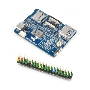 Waveshare Nano Base Board (A), Compatible with Raspberry Pi Compute Module 5, Base Board for CM5 Lite/eMMC, with Multiple Peripheral Interfaces Waveshare Nano Base Board (A), Compatible with Raspberry Pi Compute Module 5, Base Board for CM5 Lite/eMMC, with Multiple Peripheral Interfaces
