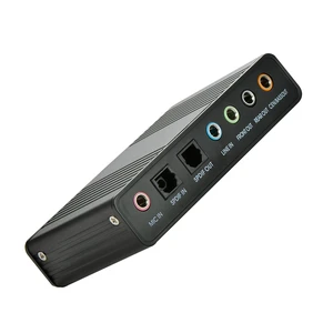 Sound Card,Optimal Shop 6 Channel External Sound Card USB 2.0 External 5.1 Surround Sound Optical S/PDIF Audio Sound Card Adapter for PC Laptop Recording Compatible with Windows 10/8/7/ XP Sound Card,Optimal Shop 6 Channel External Sound Card USB 2.0 External 5.1 Surround Sound Optical S/PDIF Audio Sound Card Adapter for PC Laptop Recording Compatible with Windows 10/8/7/ XP