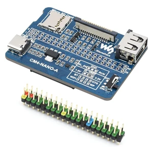 Waveshare Nano Base Board (A) for Raspberry Pi Compute Module 4 Same Size as The CM4 Base Board for Compute Module 4 Lite/eMMC Waveshare Nano Base Board (A) for Raspberry Pi Compute Module 4 Same Size as The CM4 Base Board for Compute Module 4 Lite/eMMC