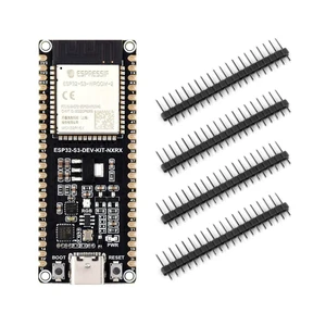 Waveshare ESP32-S3 Microcontroller, 2.4GHz Wi-Fi Development Board, 240MHz Dual Core Processor, ESP32-S3-WROOM Module,32MB Flash and 16MB PSRAM Waveshare ESP32-S3 Microcontroller, 2.4GHz Wi-Fi Development Board, 240MHz Dual Core Processor, ESP32-S3-WROOM Module,32MB Flash and 16MB PSRAM