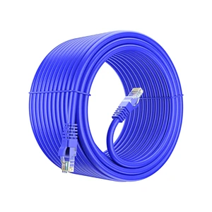 Maximm Cat 6 Ethernet Cable 100 Ft, 100% Pure Copper, Cat6 Cable LAN Cable, Internet Cable, Patch Cable and Network Cable - UTP (Blue) 100 Feet Maximm Cat 6 Ethernet Cable 100 Ft, 100% Pure Copper, Cat6 Cable LAN Cable, Internet Cable, Patch Cable and Network Cable - UTP (Blue) 100 Feet