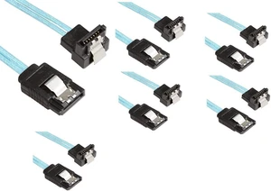 Sata Cable Thin Sata Cables 2ft/60CM Ultra Thin Lateral 90 Degree SATA III 6.0 Gbps Cable with Locking Latch and 90-Degree Plug (6X 2ft Thin sata Cables Blue) (6Pcs Thin Sata Cable) Sata Cable Thin Sata Cables 2ft/60CM Ultra Thin Lateral 90 Degree SATA III 6.0 Gbps Cable with Locking Latch and 90-Degree Plug (6X 2ft Thin sata Cables Blue) (6Pcs Thin Sata Cable)