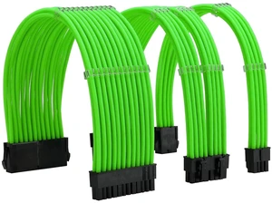 Formulamod Sleeve Extension Power Supply Cable Kit 18AWG ATX 24P+ EPS 8-P+PCI-E8-P with Combs for PSU to Motherboard/GPU (Green) Formulamod Sleeve Extension Power Supply Cable Kit 18AWG ATX 24P+ EPS 8-P+PCI-E8-P with Combs for PSU to Motherboard/GPU (Green)