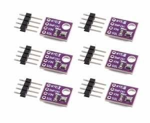 6pcs BMP280 Digital Barometric Pressure and Temperature Sensor Module, 5 V Input, I2C SPI Interface 6pcs BMP280 Digital Barometric Pressure and Temperature Sensor Module, 5 V Input, I2C SPI Interface