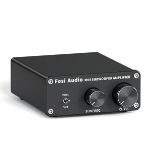 Fosi Audio M04 Subwoofer Amplifier for Home Theater Mono Channel Digital Class D Integrated Power Amp for Passive Speakers Subwoofer Fosi Audio M04 Subwoofer Amplifier for Home Theater Mono Channel Digital Class D Integrated Power Amp for Passive Speakers Subwoofer