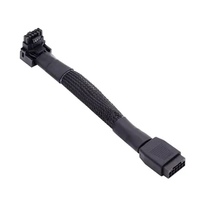 NFHK 12VHPWR ATX3.0 PCI-E 5.0 Power Modular Cable Male to Female Down Angled 90 Degree Extension for 3080 3090TI PSU 16Pin 12+4P Graphics Card NFHK 12VHPWR ATX3.0 PCI-E 5.0 Power Modular Cable Male to Female Down Angled 90 Degree Extension for 3080 3090TI PSU 16Pin 12+4P Graphics Card