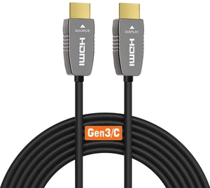 8K HDMI Fiber Optic Cable CL2 Rated 50 Feet 48Gbps 8K60Hz 4K120Hz Dynamic HDR eARC HDCP2.2/2.3 for RTX4080/4090/3080/3090, Xbox S/X, PS5/4, AVR, Projector, LG/Samsung/Sony TV 8K HDMI Fiber Optic Cable CL2 Rated 50 Feet 48Gbps 8K60Hz 4K120Hz Dynamic HDR eARC HDCP2.2/2.3 for RTX4080/4090/3080/3090, Xbox S/X, PS5/4, AVR, Projector, LG/Samsung/Sony TV