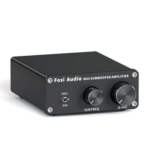 Fosi Audio M04 Subwoofer Amplifier for Home Theater Mono Channel Digital Class D Integrated Power Amp for Passive Speakers Subwoofer Fosi Audio M04 Subwoofer Amplifier for Home Theater Mono Channel Digital Class D Integrated Power Amp for Passive Speakers Subwoofer