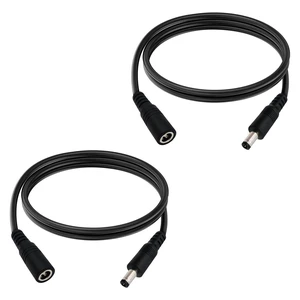 3.3FT DC Power Extension Cable 5.5mmx2.1mm 18AWG Male to Female 12V Extension Cable for CCTV Surveillance Camera Router LED Light Ba 2pcs 3.3FT DC Power Extension Cable 5.5mmx2.1mm 18AWG Male to Female 12V Extension Cable for CCTV Surveillance Camera Router LED Light Ba 2pcs