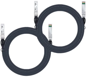 H!Fiber.com 10G SFP+ DAC Cable, 5m 10GBASE-CU Passive Twinax Cable for Cisco SFP-H10GB-CU5M, Ubiquiti UniFi UC-DAC-SFP+, Meraki, Mikrotik, Intel, Fortinet, Netgear, 2 Pack H!Fiber.com 10G SFP+ DAC Cable, 5m 10GBASE-CU Passive Twinax Cable for Cisco SFP-H10GB-CU5M, Ubiquiti UniFi UC-DAC-SFP+, Meraki, Mikrotik, Intel, Fortinet, Netgear, 2 Pack
