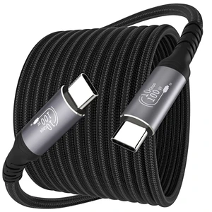 USB C Cable 25FT, USB C 3.1 Gen 2X2 Cable, 4K60Hz Monitor Video Output, 10Gbps High Speed Data Transfer, 100W Fast Charging, for Car Carplay iPhone 16, MacBook, Action Camera, Portable Monitor USB C Cable 25FT, USB C 3.1 Gen 2X2 Cable, 4K60Hz Monitor Video Output, 10Gbps High Speed Data Transfer, 100W Fast Charging, for Car Carplay iPhone 16, MacBook, Action Camera, Portable Monitor