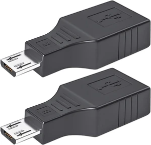 2 Pack USB2.0 OTG Adapter Micro USB Male to USB A Female Converter for Android Phones/Tablets Charging & Data Transfer(Compatible with Galaxy LG PS4) 2 Pack USB2.0 OTG Adapter Micro USB Male to USB A Female Converter for Android Phones/Tablets Charging & Data Transfer(Compatible with Galaxy LG PS4)