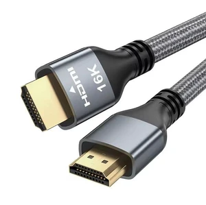 Ultra96 HDMI 2.2 Cable - 16K@240Hz Ultra HD, 48Gbps Bandwidth, Gold-Plated Connectors, Braided Jacket for Next-Gen Projector, Monitor & Display 3M Ultra96 HDMI 2.2 Cable - 16K@240Hz Ultra HD, 48Gbps Bandwidth, Gold-Plated Connectors, Braided Jacket for Next-Gen Projector, Monitor & Display 3M