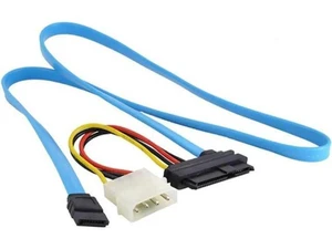 2.3ft SFF-8482 SAS to SATA Adapter Cable with 7 Inch 4Pin Molex Power Cord, Connect SAS HDD to Motherboard SATA Interface 2.3ft SFF-8482 SAS to SATA Adapter Cable with 7 Inch 4Pin Molex Power Cord, Connect SAS HDD to Motherboard SATA Interface