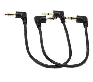 3.5mm Stereo Audio Cable, (2-Pack) Gold Plated 90 Degree Right & Left Angled 3.5mm Male to Male Stereo Audio Cable for Smartphones, Tablets, Media Players(3-P,9inch) 3.5mm Stereo Audio Cable, (2-Pack) Gold Plated 90 Degree Right & Left Angled 3.5mm Male to Male Stereo Audio Cable for Smartphones, Tablets, Media Players(3-P,9inch)