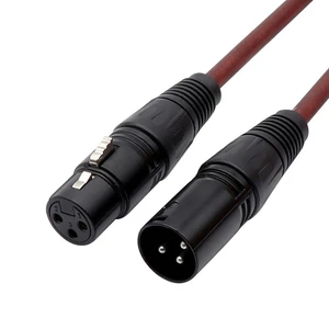 XLR Male to Female Audio Cable Microphone Connection Cord, 3-Pin Balanced XLR to XLR Cable for Mic / Mixer / Audio Interface - 1.5m XLR Male to Female Audio Cable Microphone Connection Cord, 3-Pin Balanced XLR to XLR Cable for Mic / Mixer / Audio Interface - 1.5m