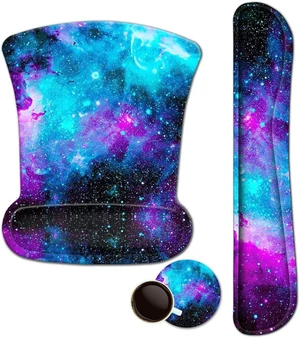 Mouse Pad with Wrist Support and Keyboard Wrist Rest Pad Set Ergonomic Mouse Pads for Computers Laptop Non-Slip Comfortable Mousepad w/Raised Memory Foam for Easy Typing & Pain Relief (Galaxy) Mouse Pad with Wrist Support and Keyboard Wrist Rest Pad Set Ergonomic Mouse Pads for Computers Laptop Non-Slip Comfortable Mousepad w/Raised Memory Foam for Easy Typing & Pain Relief (Galaxy)