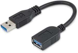 6in Short USB 3.0 (5Gbps) Extension Adapter Cable (USB-A Male to USB-A Female) - USB 3.2 Gen1 Port Saver Cable - Black (USB3EXT6INBK) 6in Short USB 3.0 (5Gbps) Extension Adapter Cable (USB-A Male to USB-A Female) - USB 3.2 Gen1 Port Saver Cable - Black (USB3EXT6INBK)