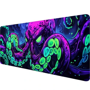 Octopus Desk Mat Gaming Mouse Pad Neon Cthulhu Monster Cool XL Mouse Pad Large Mousepad Extended Laptop Keyboard Mat Gaming Desk Pad Mouse Mat Office Computer Keyboard Laptop Home 31.5"x11.8" Octopus Desk Mat Gaming Mouse Pad Neon Cthulhu Monster Cool XL Mouse Pad Large Mousepad Extended Laptop Keyboard Mat Gaming Desk Pad Mouse Mat Office Computer Keyboard Laptop Home 31.5"x11.8"