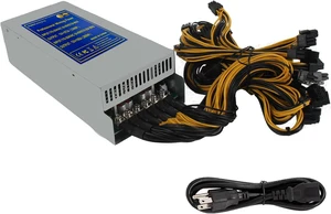 VTRETU 3300W Mining Power Supply 2U Replaceable Connecting Cables 15000 RPM 180V-264V Applicable Voltage 27cm *11cm for ETH Miner Machine VTRETU 3300W Mining Power Supply 2U Replaceable Connecting Cables 15000 RPM 180V-264V Applicable Voltage 27cm *11cm for ETH Miner Machine