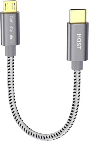 Short Micro USB to USB C Cable 0.65 FT CableCreation USB C to Micro USB Braided Cord OTG 480Mbps Micro USB Cable to USB C to USB Micro for MacBook Pro Air S21 S20 S10 Pixel 5/4/3/2 etc. Space Gray Short Micro USB to USB C Cable 0.65 FT CableCreation USB C to Micro USB Braided Cord OTG 480Mbps Micro USB Cable to USB C to USB Micro for MacBook Pro Air S21 S20 S10 Pixel 5/4/3/2 etc. Space Gray