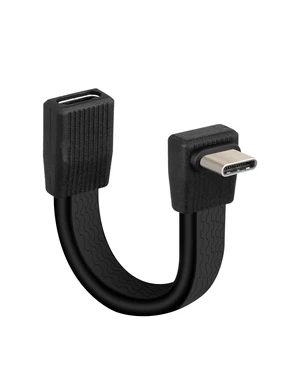 80Gbps Short USB 4 Flat Extension Cable,3.1 USB C Fast Charging Cable,PD 240W 90 Degree USB Type C Male to USB C Type Female Extender Cable,8K@60Hz Video Display for Phone(0.16FT/51MM) 80Gbps Short USB 4 Flat Extension Cable,3.1 USB C Fast Charging Cable,PD 240W 90 Degree USB Type C Male to USB C Type Female Extender Cable,8K@60Hz Video Display for Phone(0.16FT/51MM)
