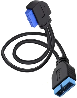 USB Extension Cable, USB 3.0 Motherboard Front 19 Pin Male to Female Extension Data Cable, USB 3.2 Gen 2 (USB 3.1) Internal Adapter 20 Pin Motherboard Header Panel Cord 10Gbps (Left) USB Extension Cable, USB 3.0 Motherboard Front 19 Pin Male to Female Extension Data Cable, USB 3.2 Gen 2 (USB 3.1) Internal Adapter 20 Pin Motherboard Header Panel Cord 10Gbps (Left)