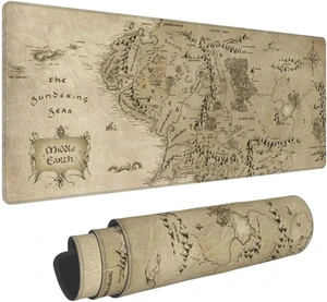 Gaming Mouse Pad XL Extended Large Mouse Mat Desk Pad 31.5x11.8 Stitched Edges Non Slip Mousepad for Computer Office Keyboard and Laptop-Retro Earth Map Gaming Mouse Pad XL Extended Large Mouse Mat Desk Pad 31.5x11.8 Stitched Edges Non Slip Mousepad for Computer Office Keyboard and Laptop-Retro Earth Map