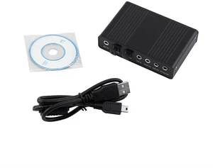 Cuifati USB 5.1 Audio Sound Card,6 Channel Sound Card USB External Digital Optical SPDIF Audio Adapter for PC,with Sound Mixing Function,Plug and Cuifati USB 5.1 Audio Sound Card,6 Channel Sound Card USB External Digital Optical SPDIF Audio Adapter for PC,with Sound Mixing Function,Plug and