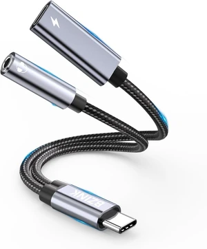 USB C to 3.5mm Female Headphone and Charger Adapter 2-in-1 Type USBC to Aux Audio Jack Hi-Res DAC Adapter and Fast Charging Dongle Cable Compatible with iPhone 16/15 Pro Max Galaxy S22 S21 S20 Pixel USB C to 3.5mm Female Headphone and Charger Adapter 2-in-1 Type USBC to Aux Audio Jack Hi-Res DAC Adapter and Fast Charging Dongle Cable Compatible with iPhone 16/15 Pro Max Galaxy S22 S21 S20 Pixel