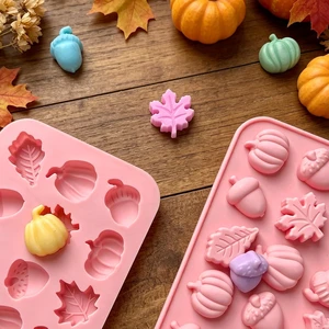 Fall Silicone Molds for Chocolate,2 Piece 36-Cavities Autumn Molds | Thanksgiving Chocolate Silicone Molds,Acorns Pumpkin 3D Moulds,Autumn Silicone Mold for Harvest Theme Pudding Jelly Makin Fall Silicone Molds for Chocolate,2 Piece 36-Cavities Autumn Molds | Thanksgiving Chocolate Silicone Molds,Acorns Pumpkin 3D Moulds,Autumn Silicone Mold for Harvest Theme Pudding Jelly Makin