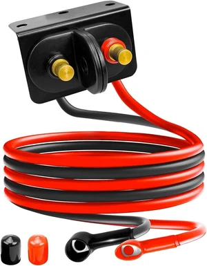 Battery Jump Post Kit with Cable & Mounting Bracket for Car Truck RV Battery Jump Post Kit with Cable & Mounting Bracket for Car Truck RV
