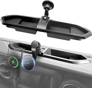 Magnetic Jeep Phone Mount for 2018-2023 Wrangler JL JLU & Gladiator JT with 15W Wireless Charging- Dashboard Phone Holder with Magsafe for Jeep Wrangler & Gladiator 2/4 Doors Accessories (Not for 4XE) Magnetic Jeep Phone Mount for 2018-2023 Wrangler JL JLU & Gladiator JT with 15W Wireless Charging- Dashboard Phone Holder with Magsafe for Jeep Wrangler & Gladiator 2/4 Doors Accessories (Not for 4XE)