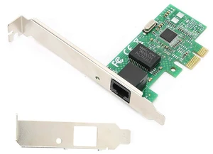 Gigabit Network Card for Intel I211, SinglePort for EsxiPXE Diskless Routing PCIE x1, Gigabit Network Card with Low Bracket, 1GbE Port Data Rate Gigabit Network Card for Intel I211, SinglePort for EsxiPXE Diskless Routing PCIE x1, Gigabit Network Card with Low Bracket, 1GbE Port Data Rate