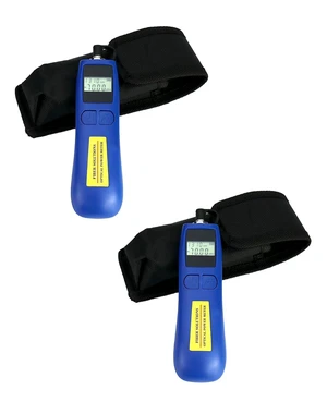 2-Pack Optical Power Meter -70~+10 dBm, Universal 2.5mm Interface, Fiber Light Meter for Testing 6 Calibration Wavelengths, Blue 2-Pack Optical Power Meter -70~+10 dBm, Universal 2.5mm Interface, Fiber Light Meter for Testing 6 Calibration Wavelengths, Blue