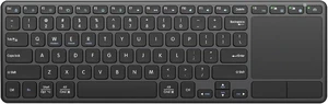 Rechargeable Multi-Device Wireless Keyboard with Touchpad, 2.4G & Bluetooth Touch TV Keyboard for PC, Laptop, Tablet & Smart TV Rechargeable Multi-Device Wireless Keyboard with Touchpad, 2.4G & Bluetooth Touch TV Keyboard for PC, Laptop, Tablet & Smart TV