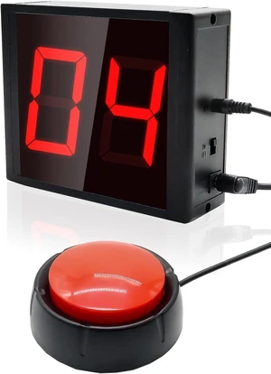 Digital Tally Counter with Push-Button Control 2.3 Inch Large LED Display, Portable Electronic Lap Counter for Swimming, Walking & Sports (2-Digit) Digital Tally Counter with Push-Button Control 2.3 Inch Large LED Display, Portable Electronic Lap Counter for Swimming, Walking & Sports (2-Digit)