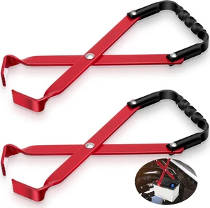 2 Pcs Universal Car Battery Carrier Lifter Heavy Duty Tool for Lifting & Carrying Batteries 2 Pcs Universal Car Battery Carrier Lifter Heavy Duty Tool for Lifting & Carrying Batteries