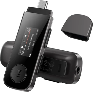 64GB Bluetooth MP3 Player with Clip U5PL 2-in-1 Type-C & USB Music Player with FM Radio, Recording & Mobile Phone Connection (Gray) 64GB Bluetooth MP3 Player with Clip U5PL 2-in-1 Type-C & USB Music Player with FM Radio, Recording & Mobile Phone Connection (Gray)