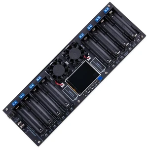 1 Pcs Type-C 8-Channel 18650 Lithium Battery Capacity Tester mAh/mWh Digital Detector Module with Internal Resistance Test, Auto Charge/Discharge 1 Pcs Type-C 8-Channel 18650 Lithium Battery Capacity Tester mAh/mWh Digital Detector Module with Internal Resistance Test, Auto Charge/Discharge